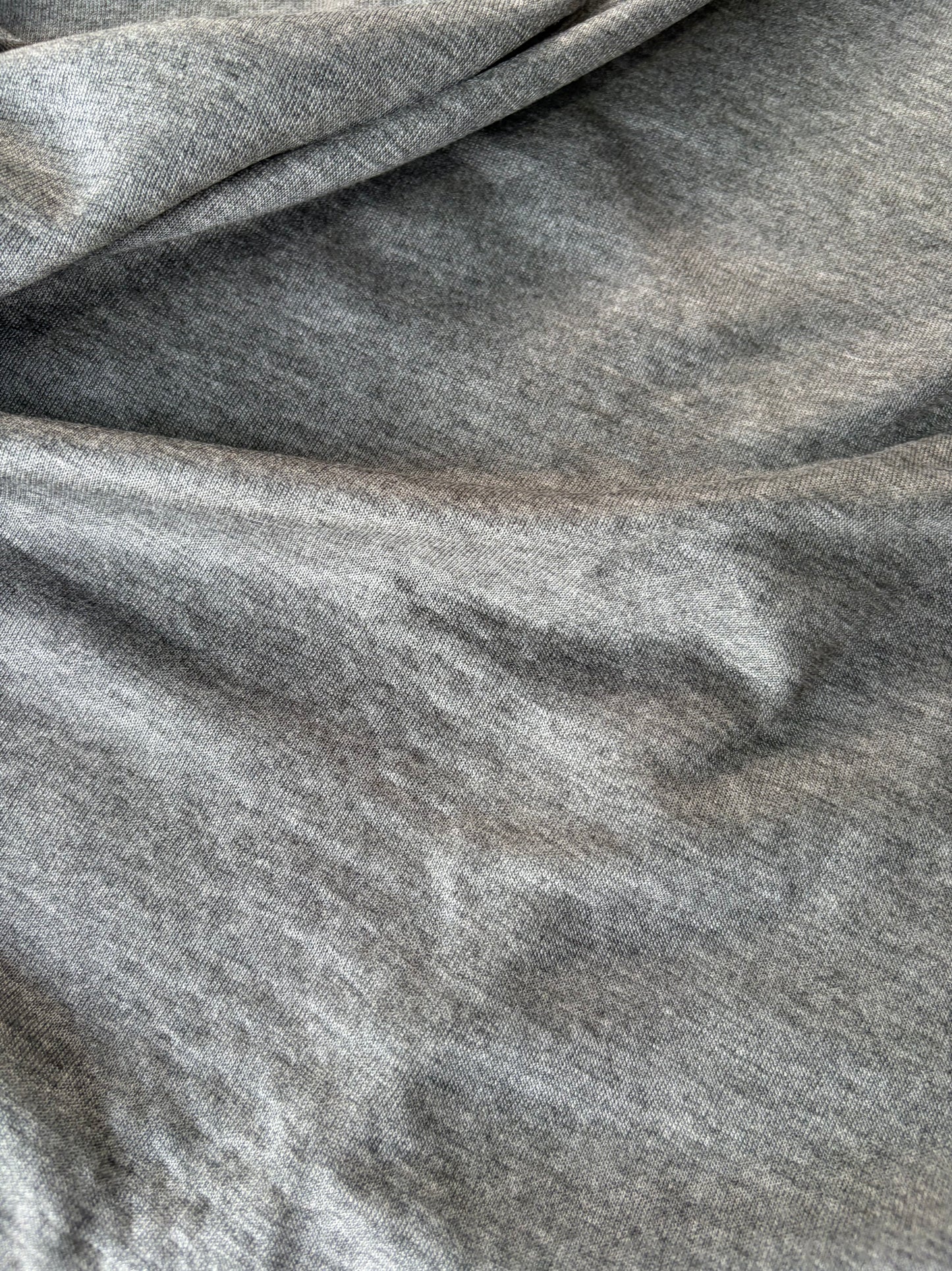 AMI 2.15 grey mélange double jersey micromodal