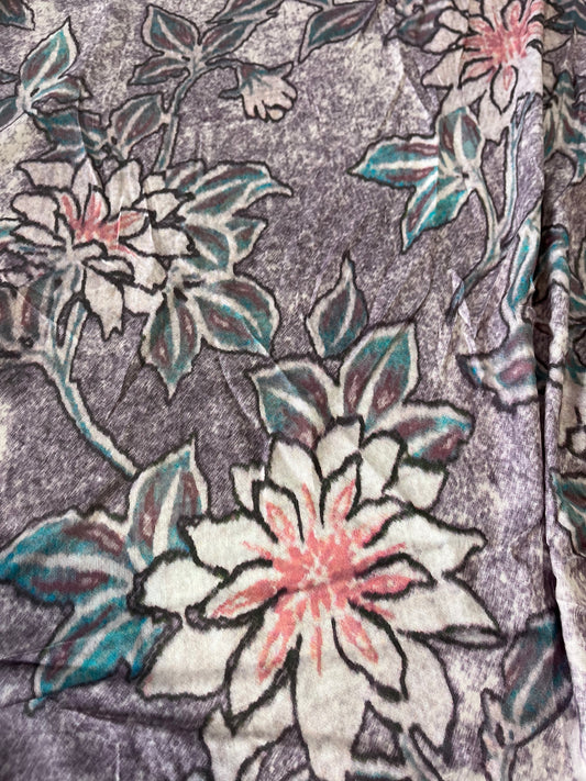 C01 OD 122 viscose with flowers