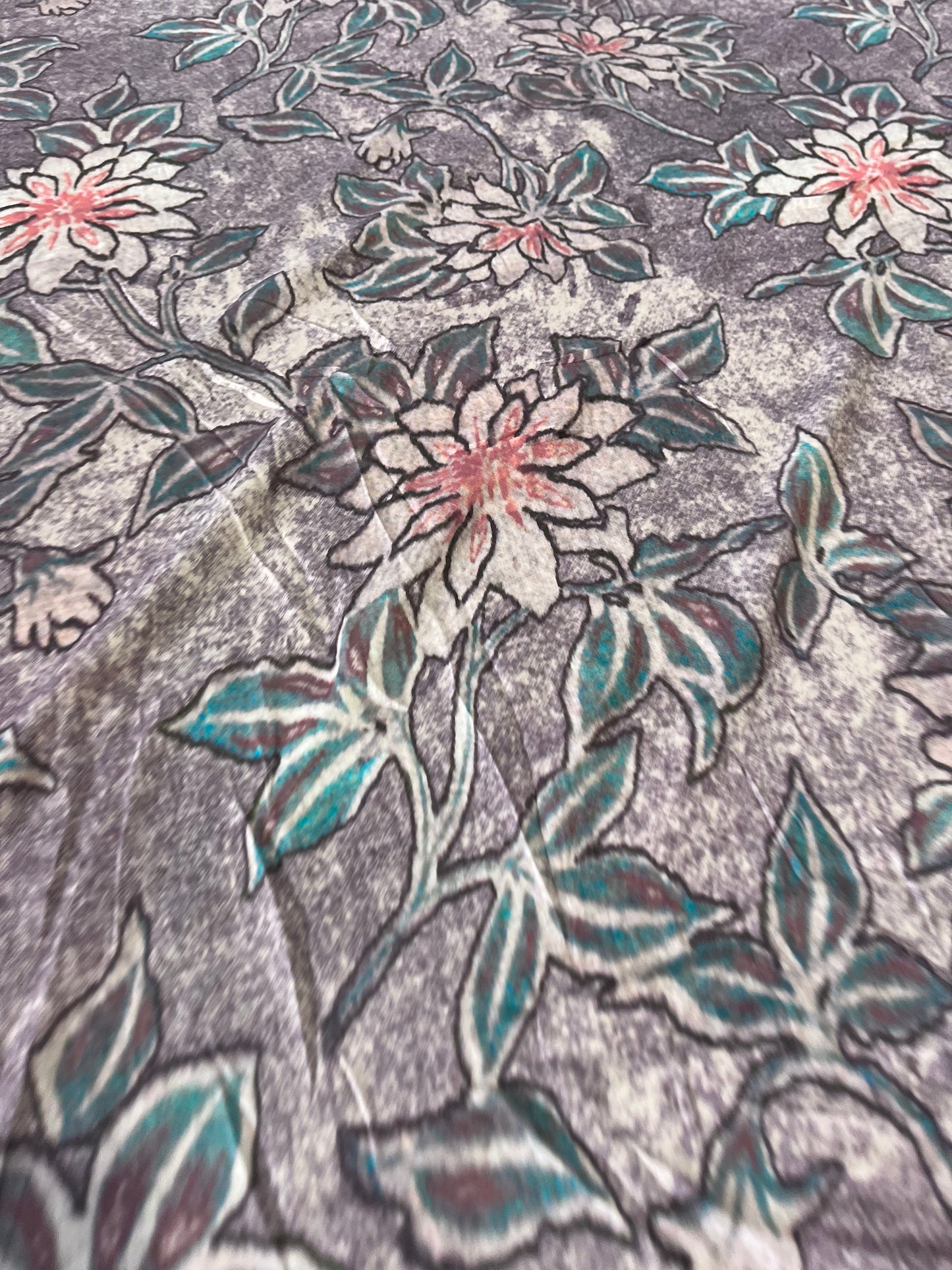 C01 OD 122 viscose with flowers