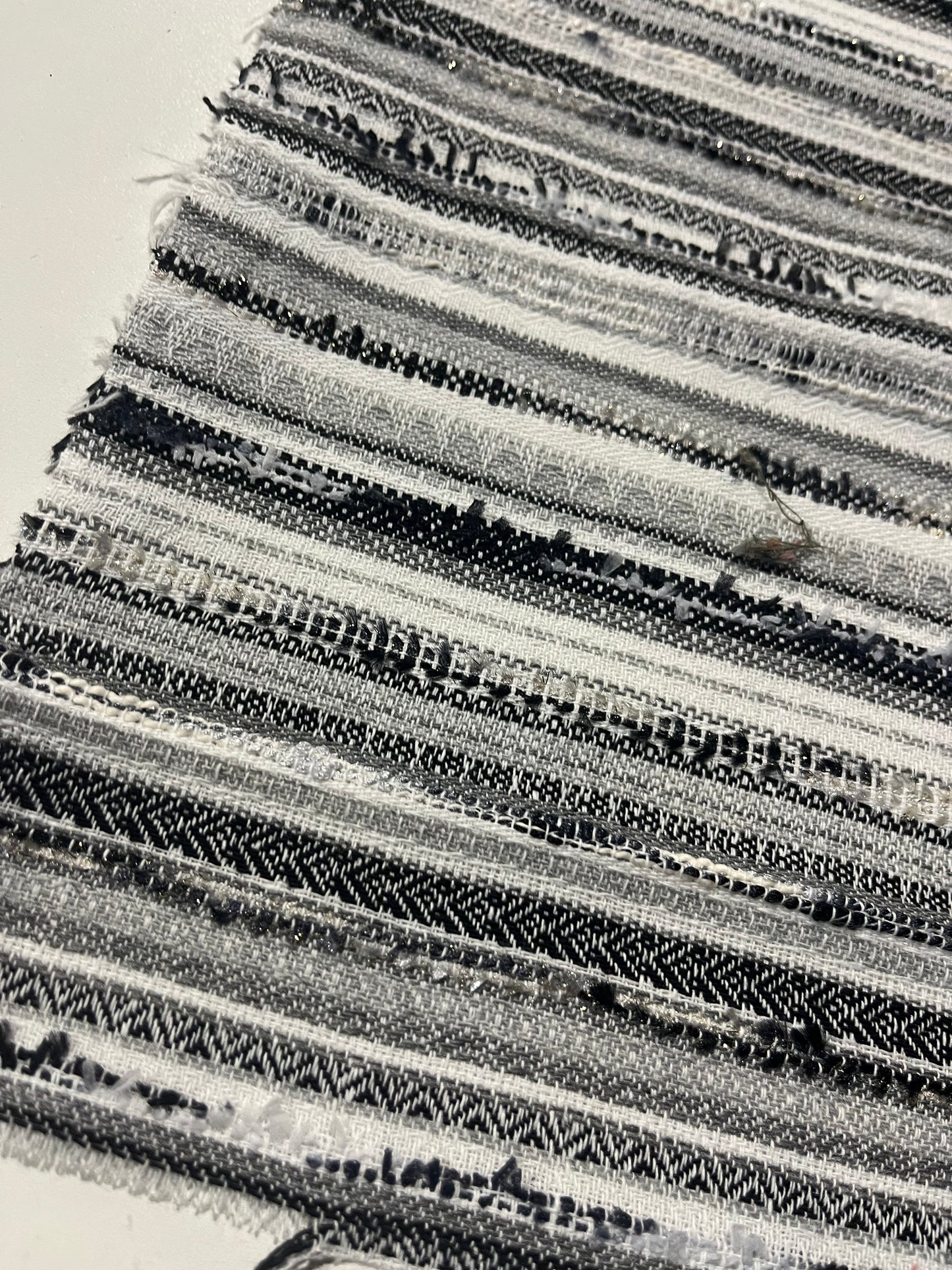 CARLOS 020 cotton jacquard lurex stripes