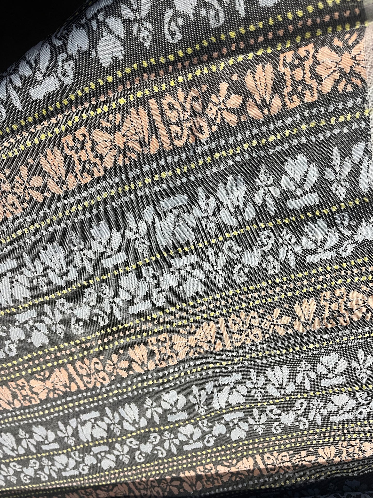 CARLOS 021 cotton jacquard lilac/yellow/pink