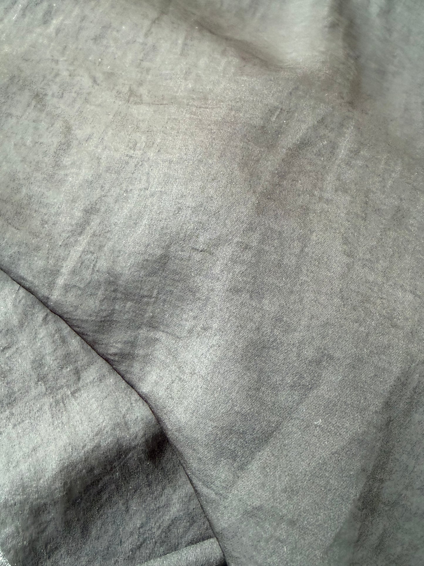 AMI 2.17 black washed satin