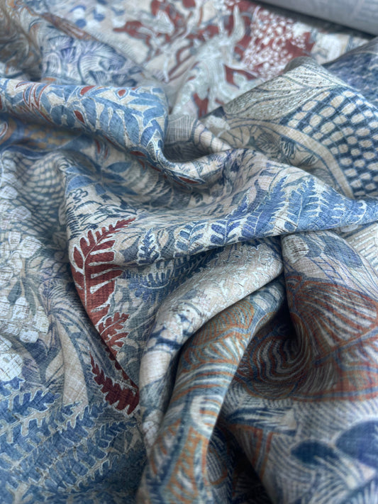 RW 047 viscose fibrane with print