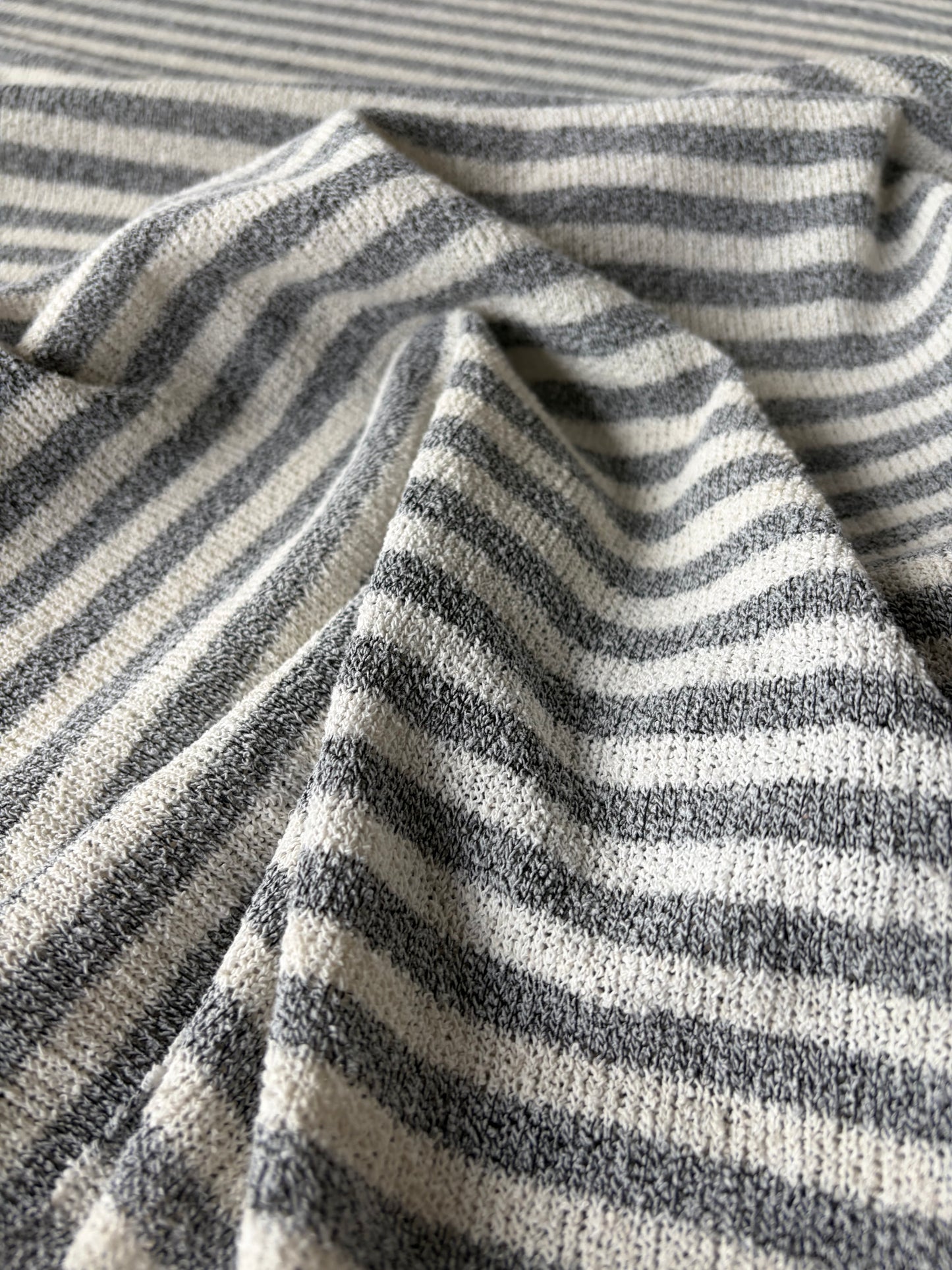 STAN 053 cotton jersey crêpe stripes