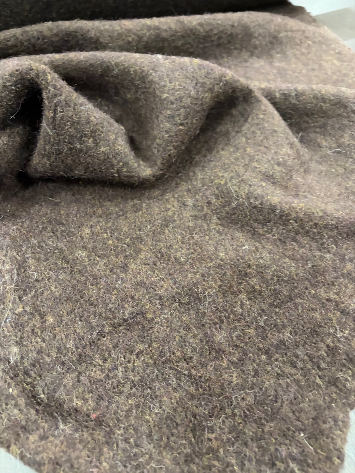 DARIA 026 brown boiled wool