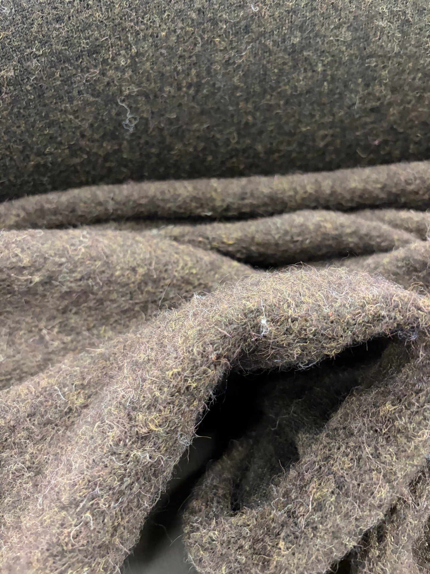 DARIA 026 brown boiled wool
