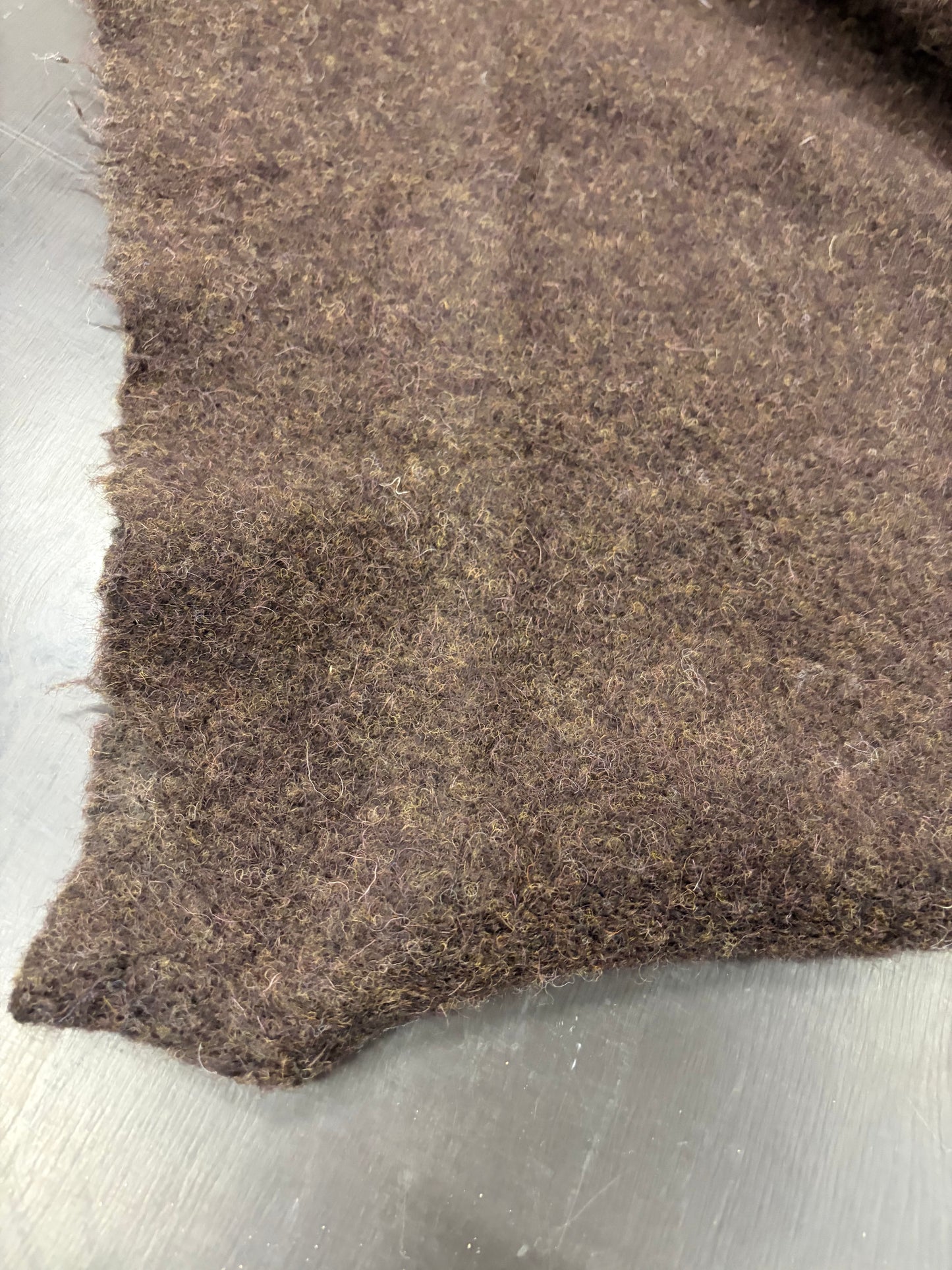 DARIA 026 brown boiled wool