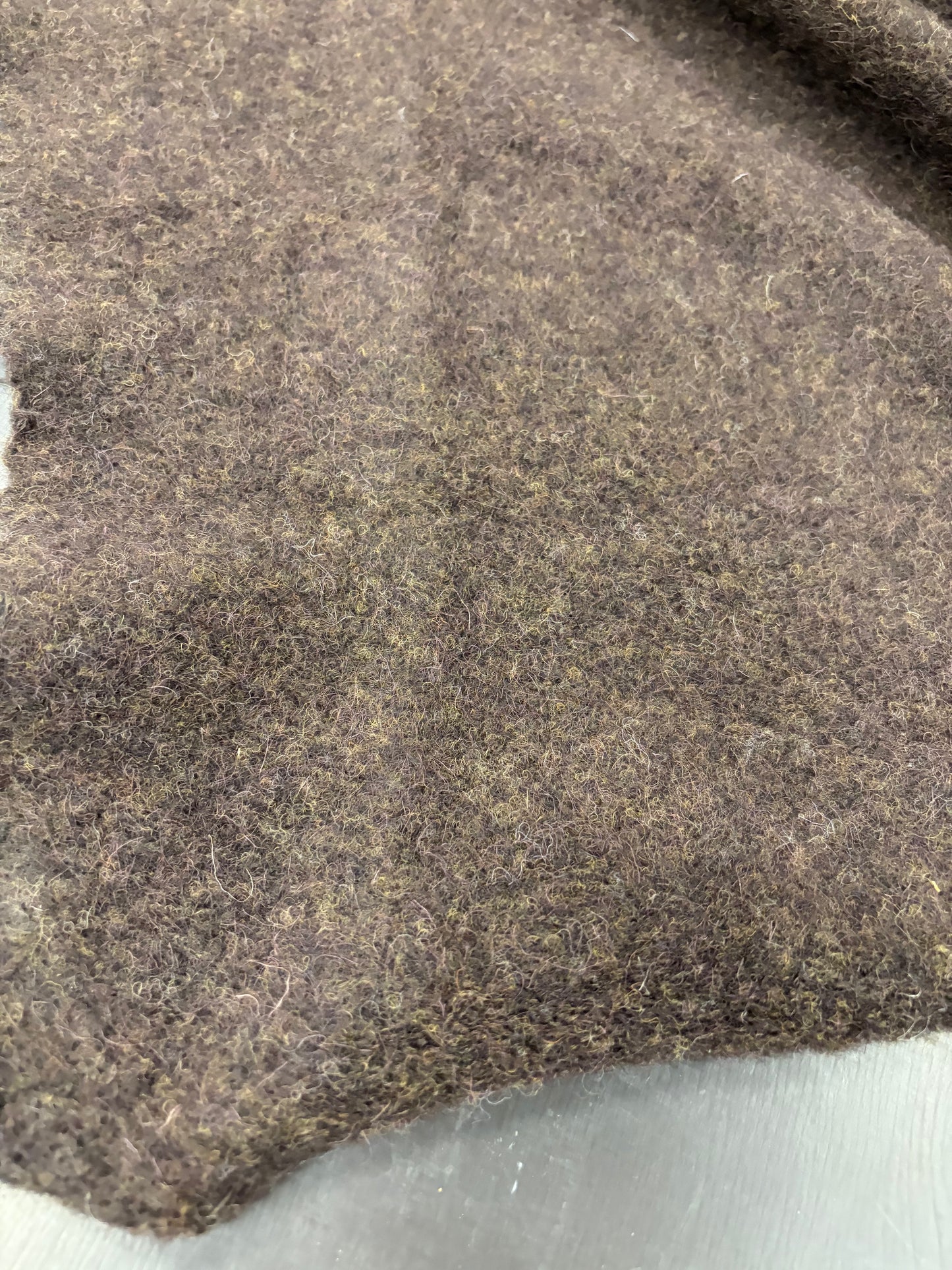 DARIA 026 brown boiled wool