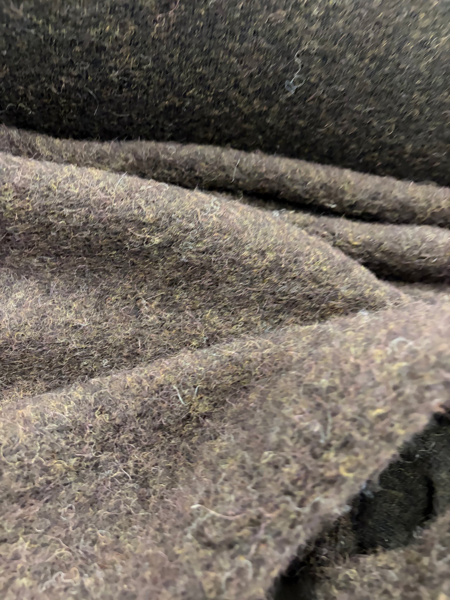 DARIA 026 brown boiled wool