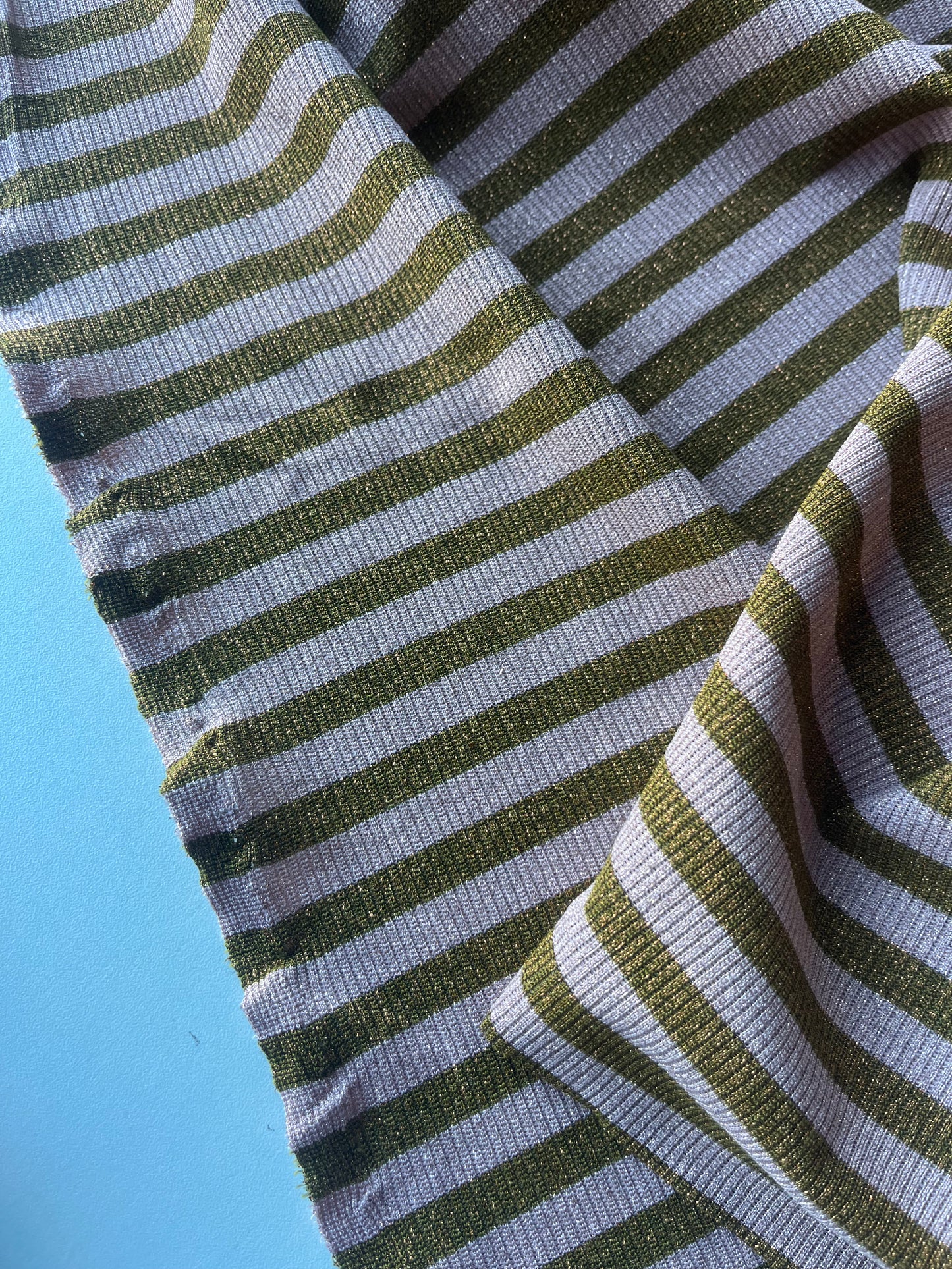 PORTIA 023 jersey rib stripe 2/1 with lurex