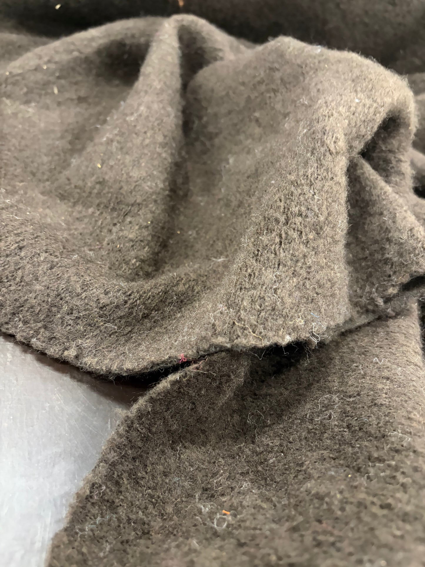 DARIA 030 ldark brown boiled wool