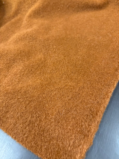 DARIA 031 cognac coloured wool mohair coat fabric