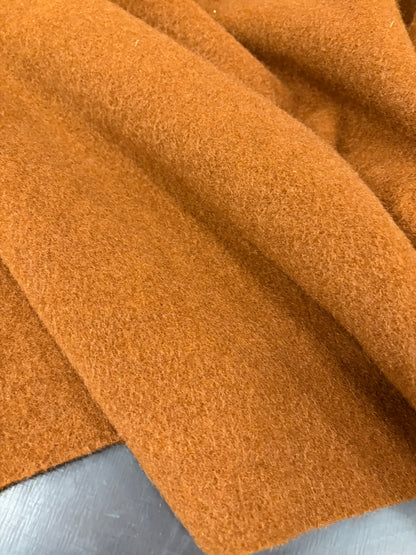 DARIA 031 cognac coloured wool mohair coat fabric