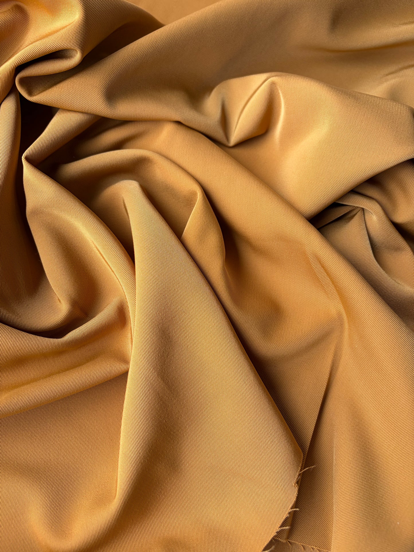AMI 2.28 caramel bi-stretch technical suiting fabric