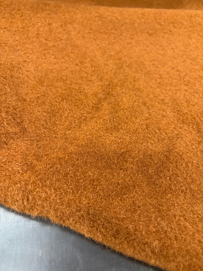 DARIA 031 cognac coloured wool mohair coat fabric