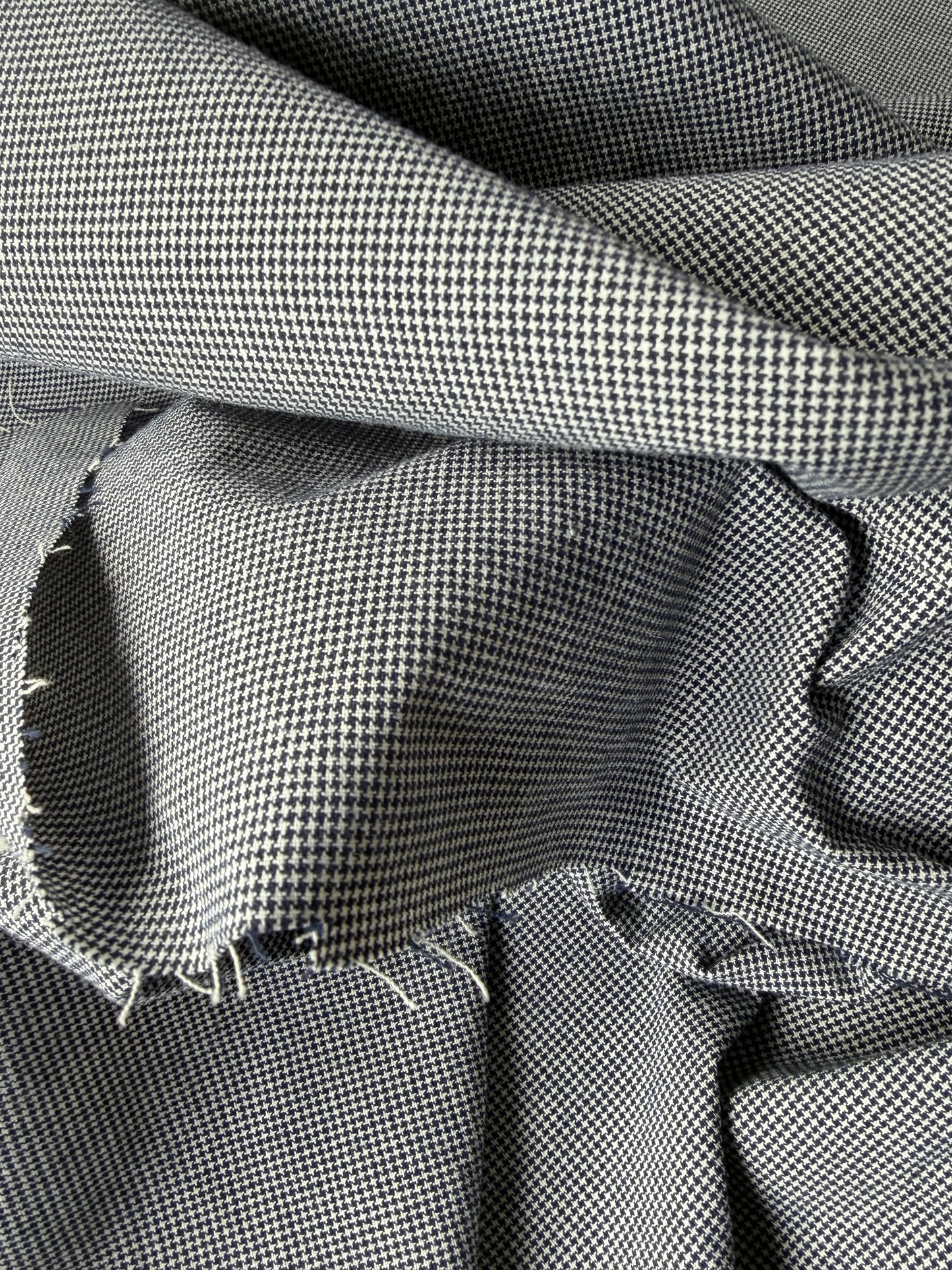 STAN 062 colourwoven cotton check navy/white