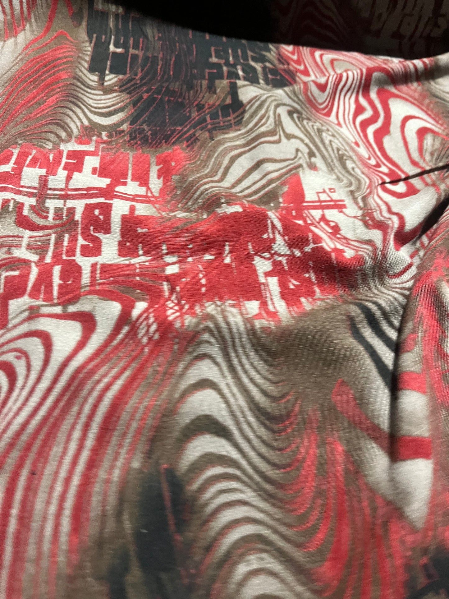 ALBA 007 jersey viscose burgundy print