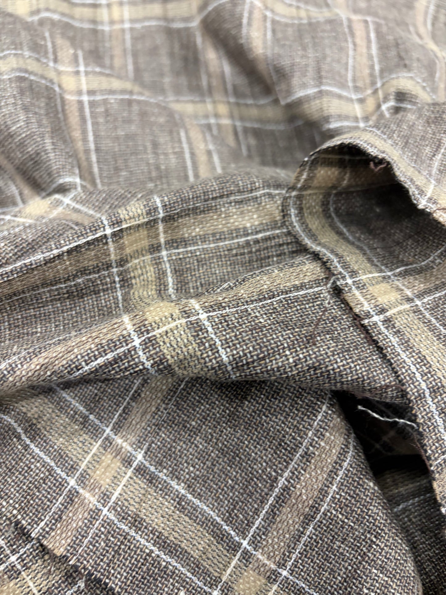 DARIA 033 cotton linen check