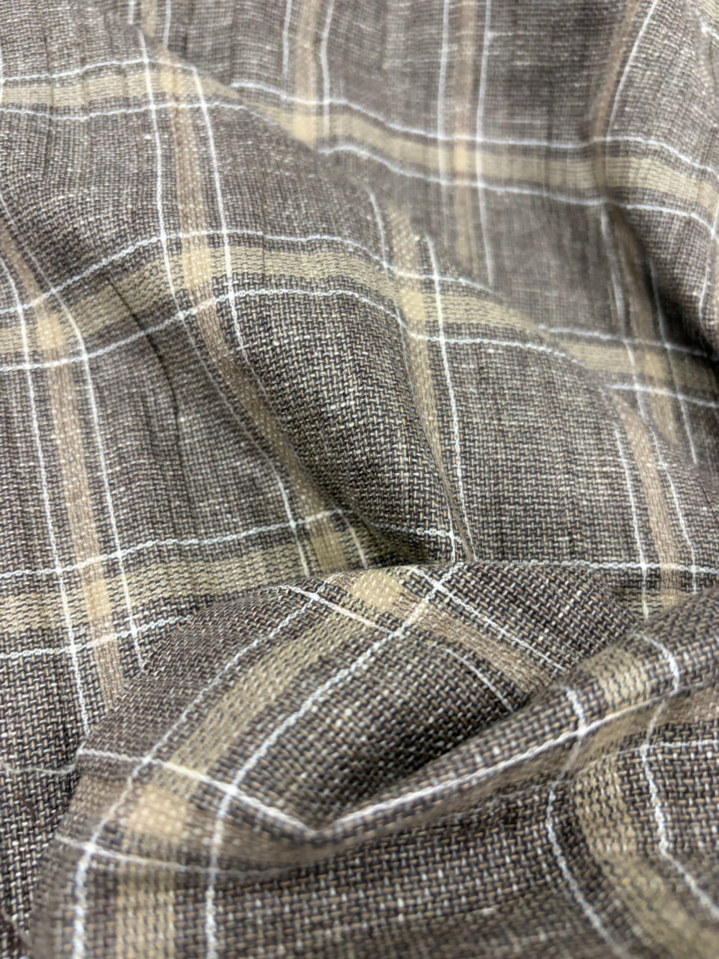 DARIA 033 cotton linen check