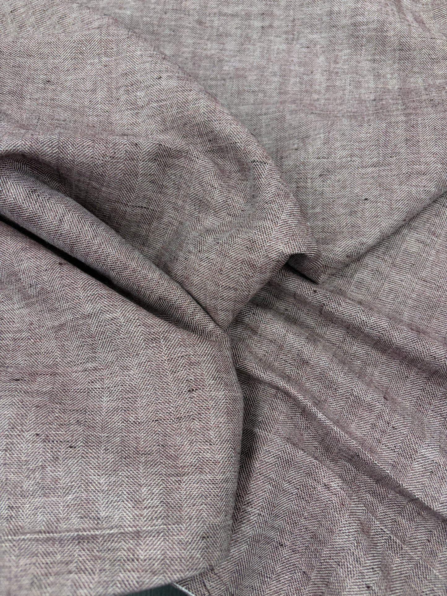 DARIA 035 cotton linen herringbone