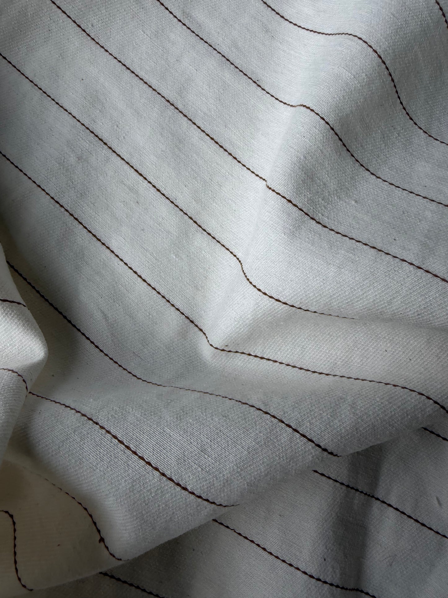 AMI 2.31 linen/viscose suiting stripes