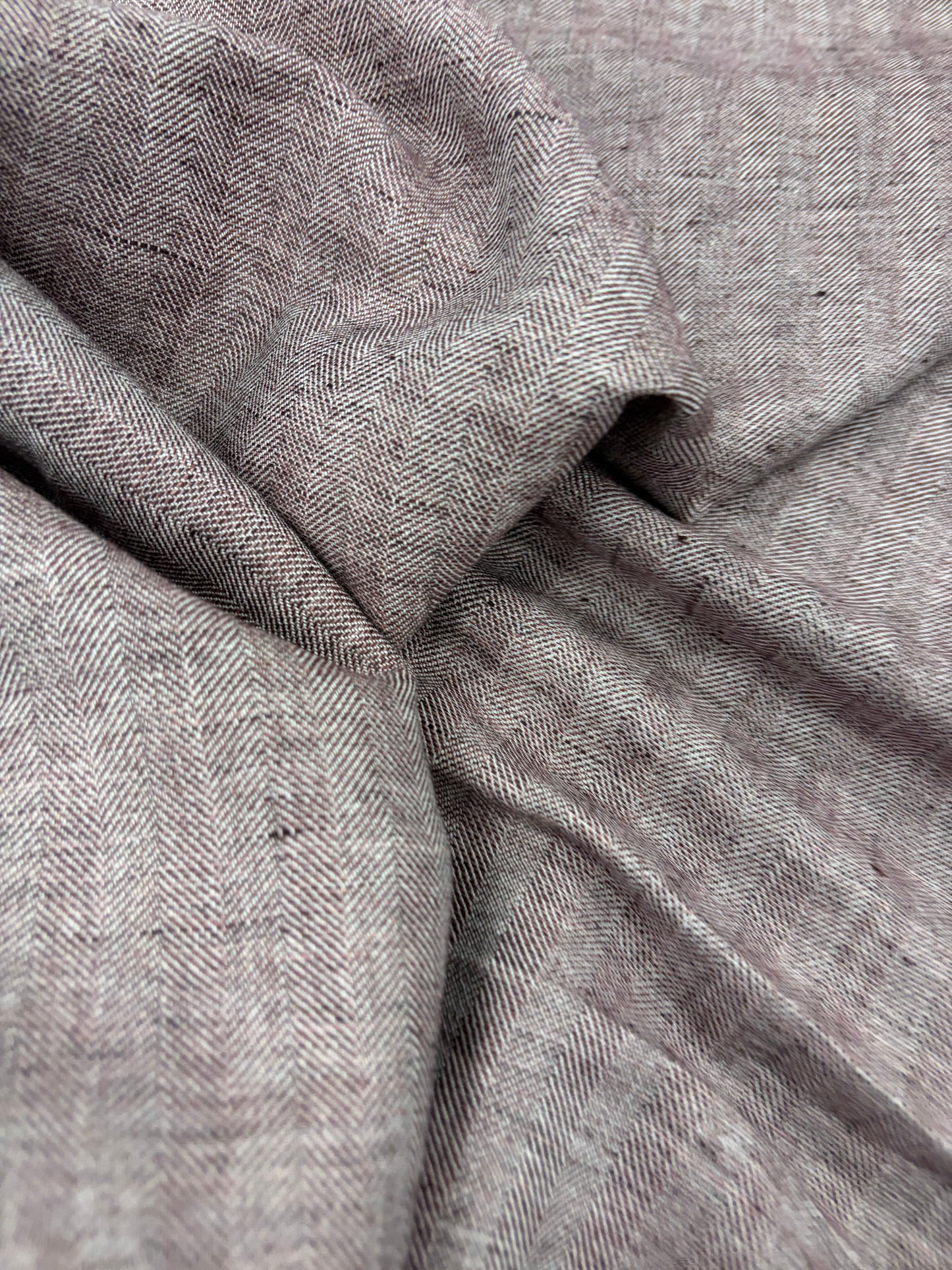DARIA 035 cotton linen herringbone