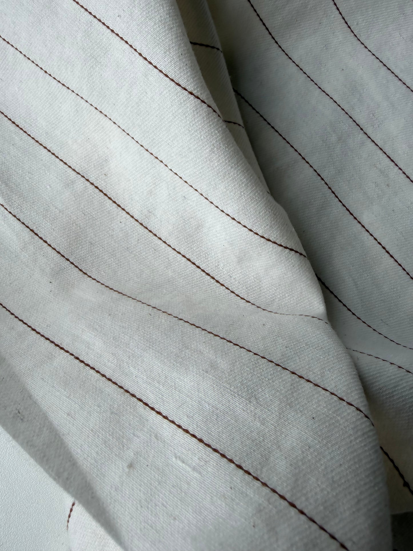 AMI 2.31 linen/viscose suiting stripes