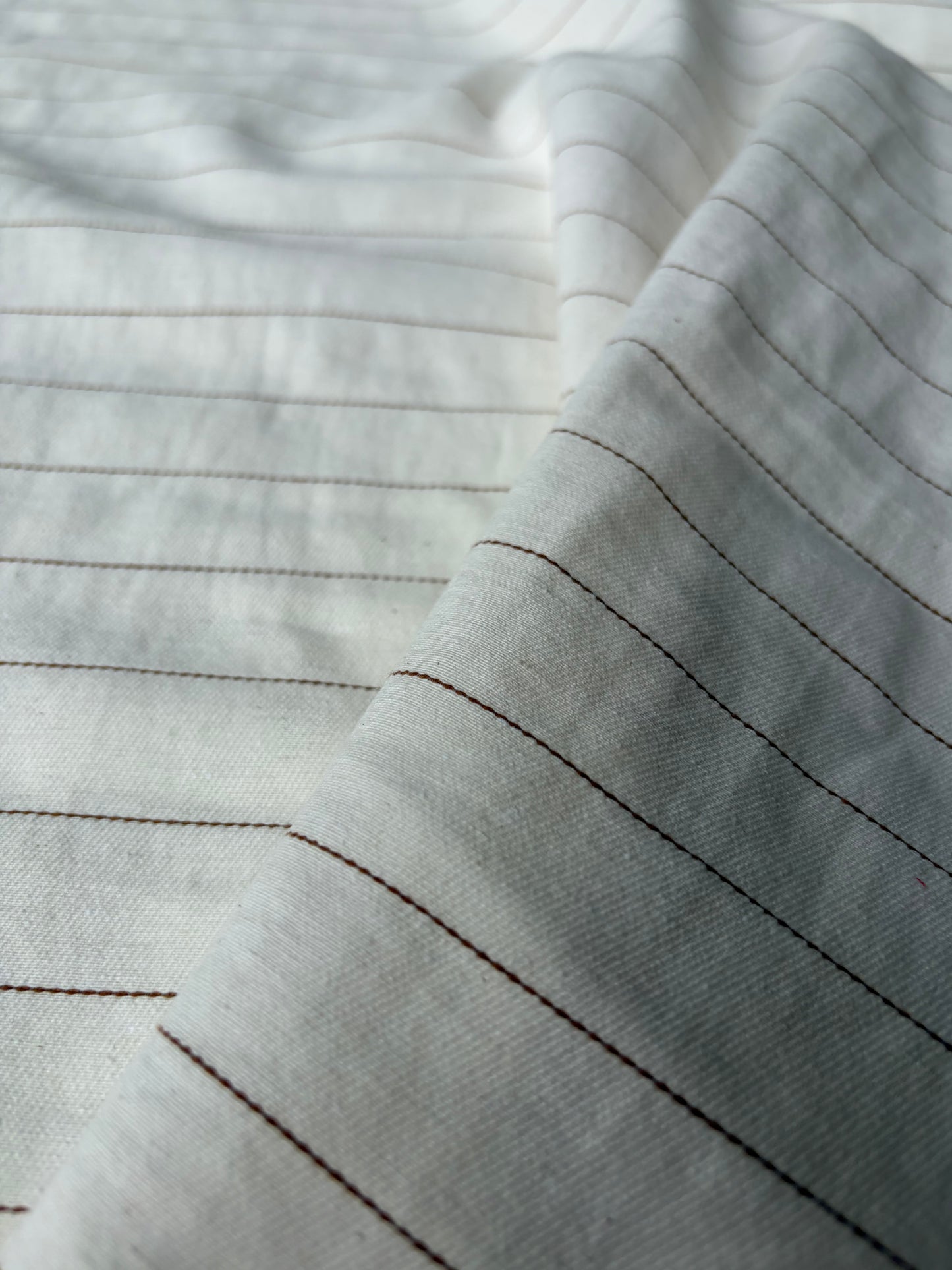 AMI 2.31 linen/viscose suiting stripes