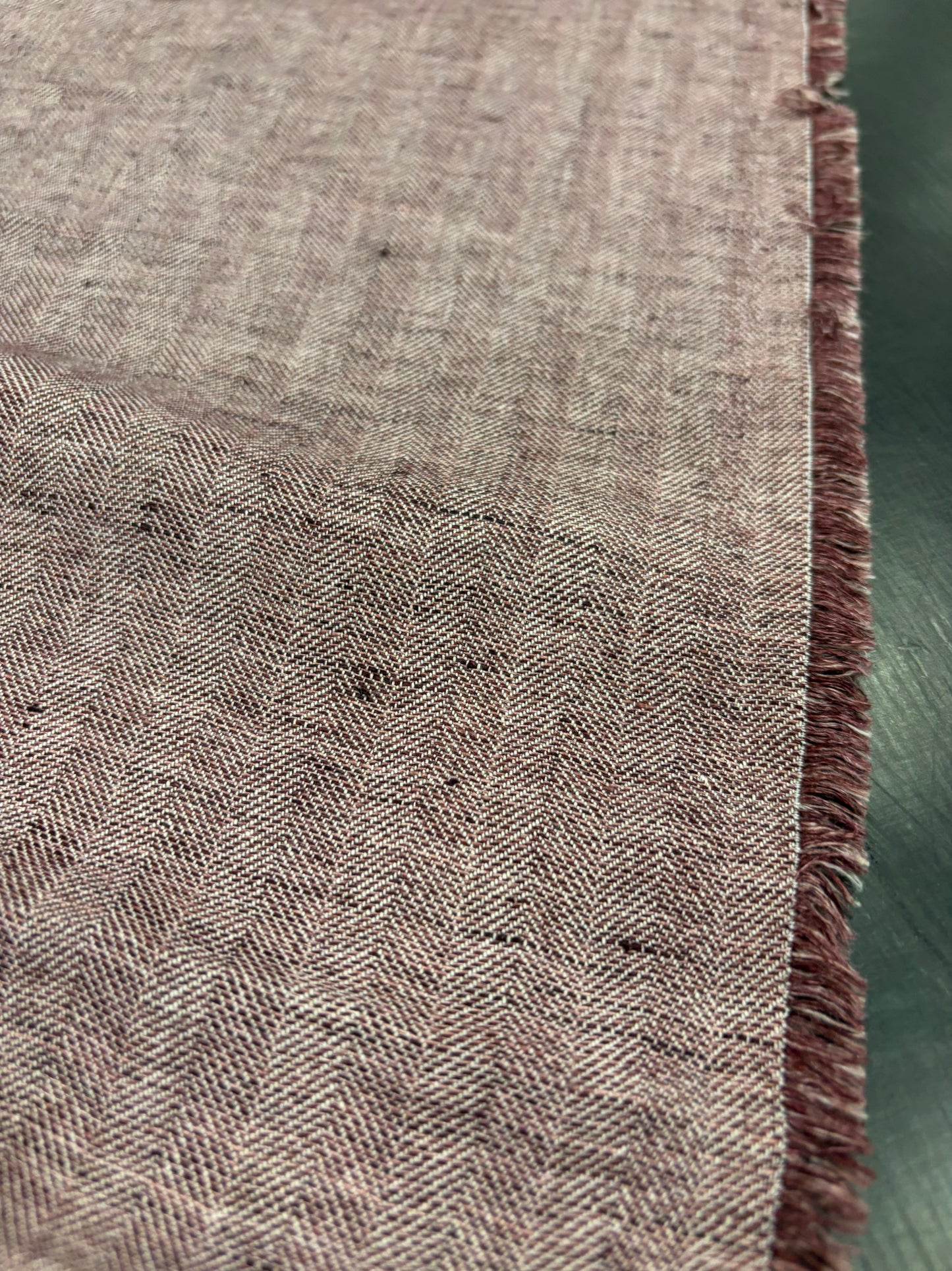 DARIA 035 cotton linen herringbone