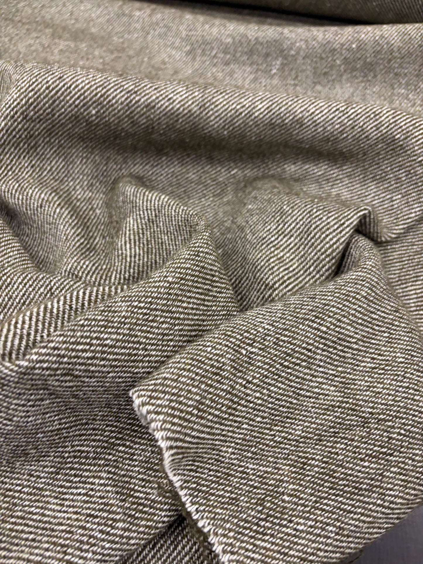 DARIA 036 khaky wool tricotine coat fabric