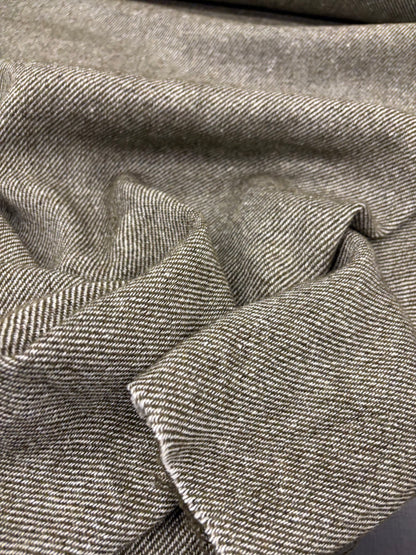 DARIA 036 khaky wool tricotine coat fabric