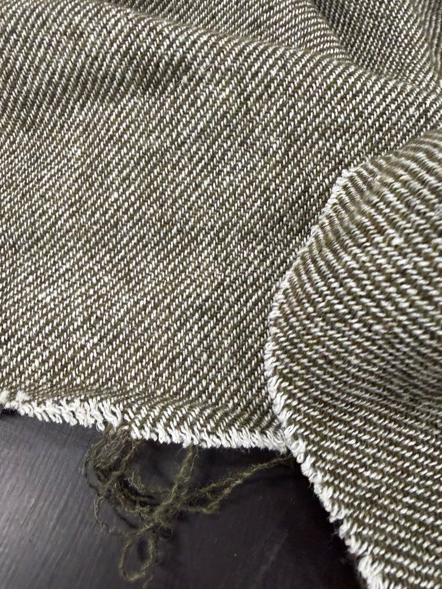 DARIA 036 khaky wool tricotine coat fabric