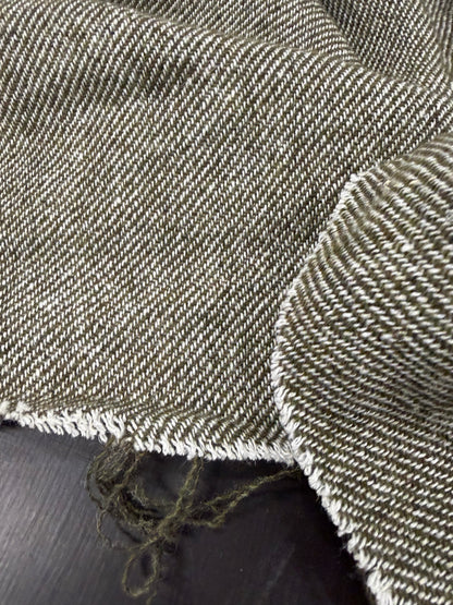 DARIA 036 khaky wool tricotine coat fabric