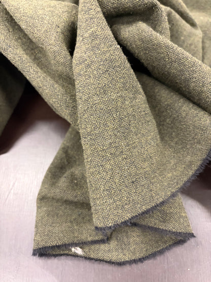DARIA 037  Shetland wool tweed green
