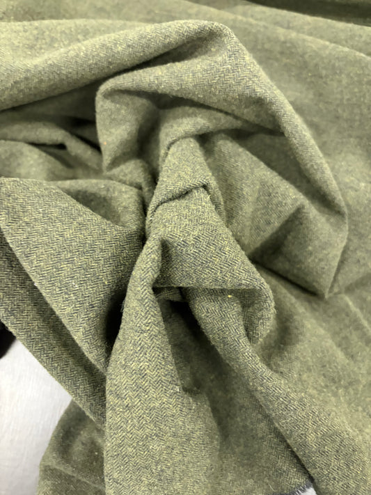DARIA 037  Shetland wool tweed green