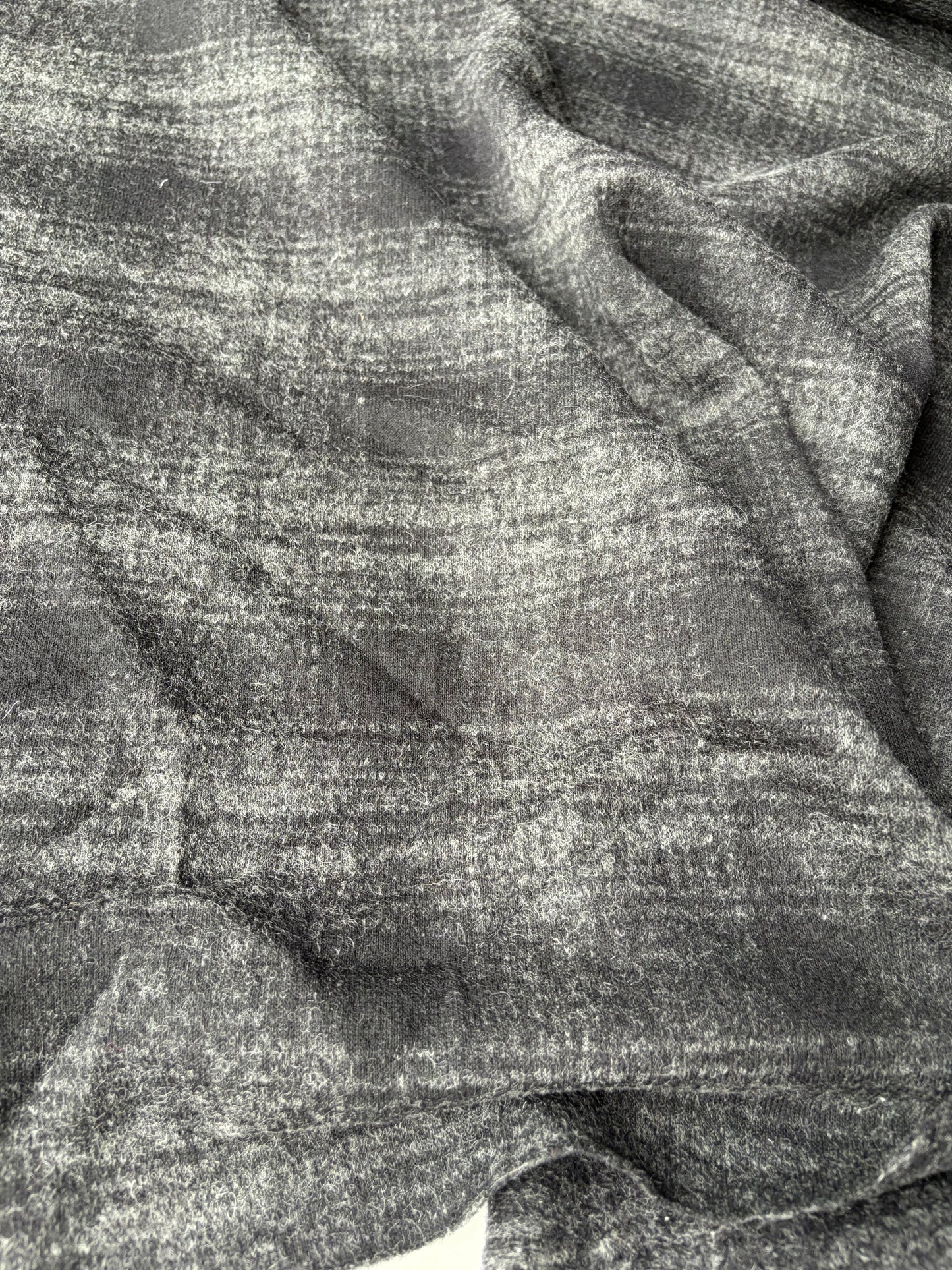 AMI 2.34 checkered heavy wool coat fabric