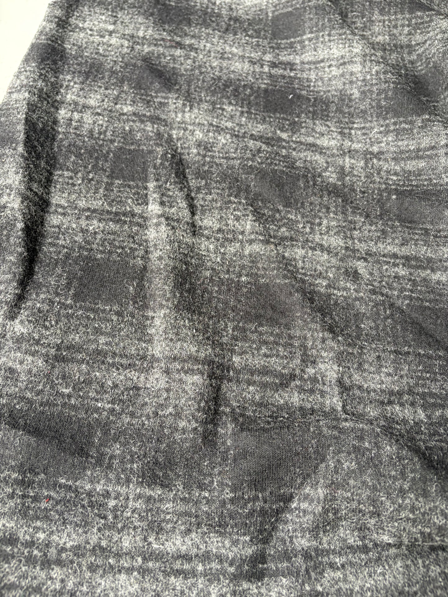 AMI 2.34 checkered heavy wool coat fabric
