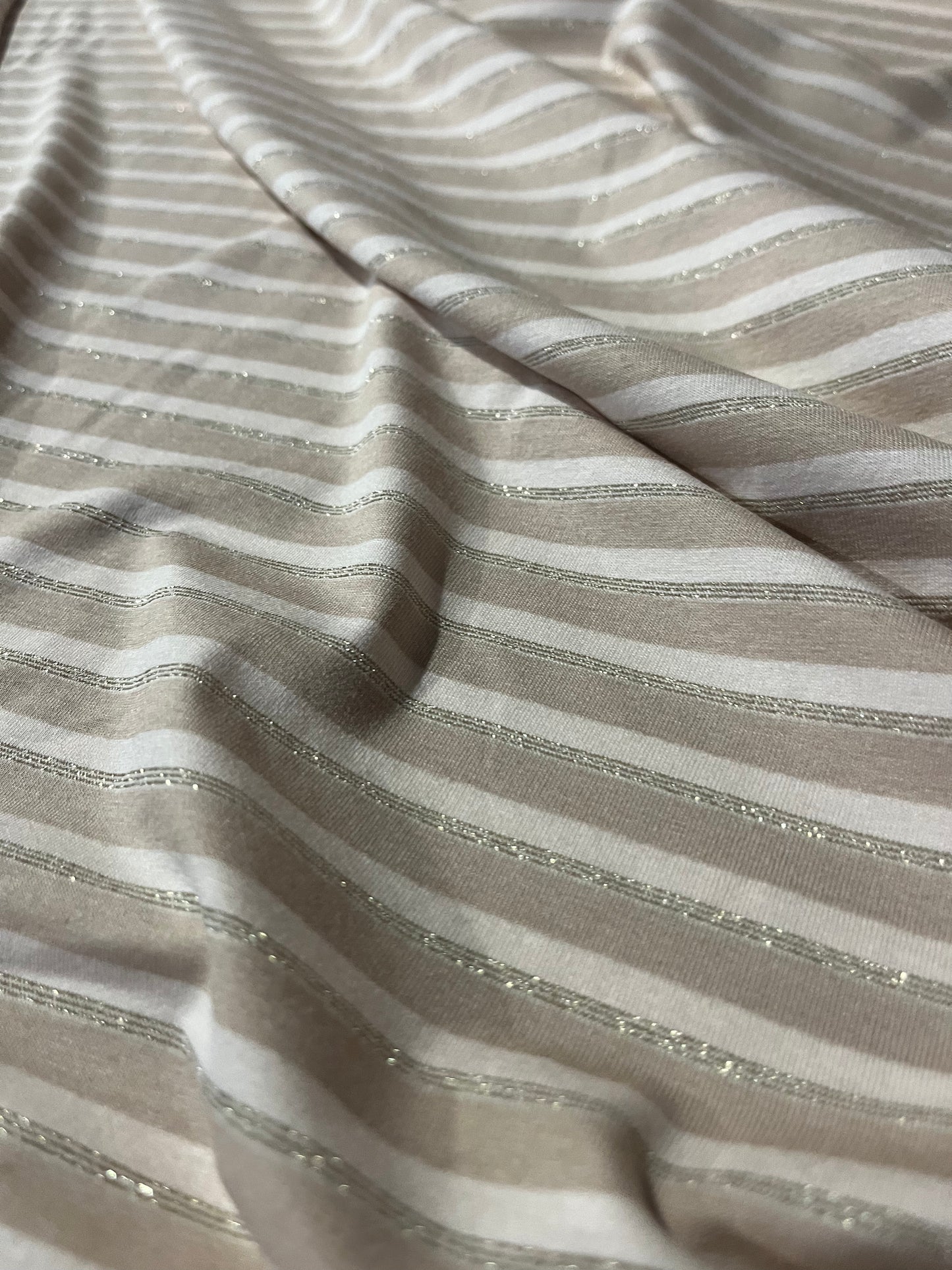 OLGA 006 viscose jersey stripes with lurex