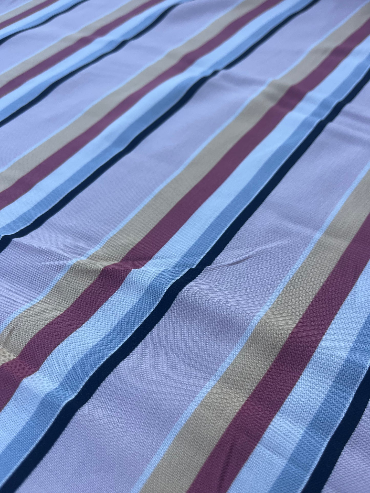RW 067 viscose twill soft toned stripes