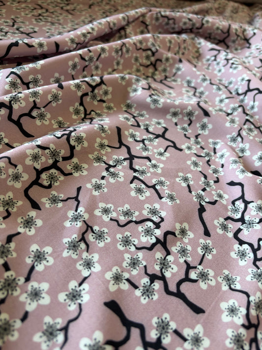 APU 011 dusty pink blossom viscose