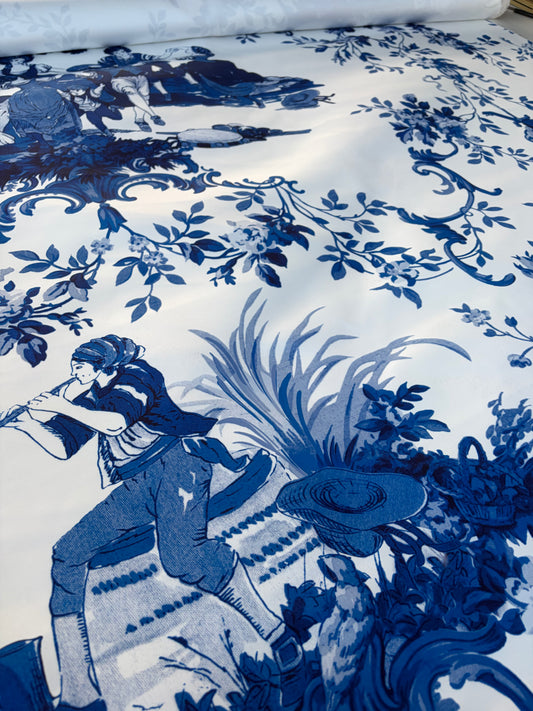 MAXIME 019 heavy satin blue