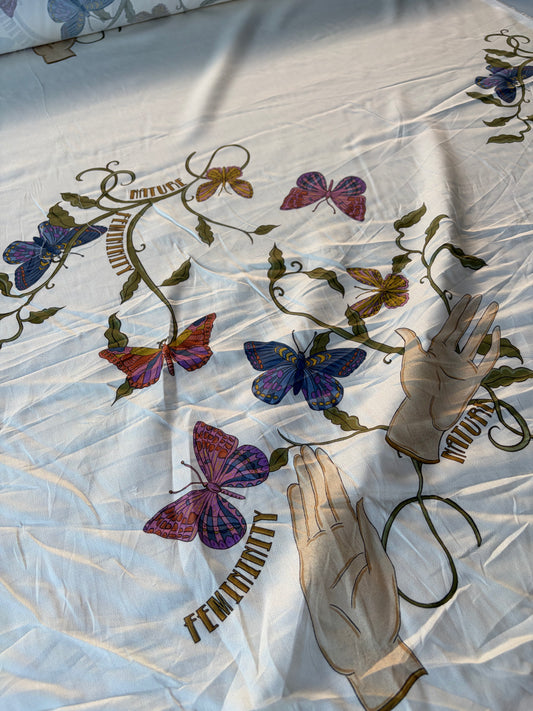 MAXIME 022  fibrane viscose with print