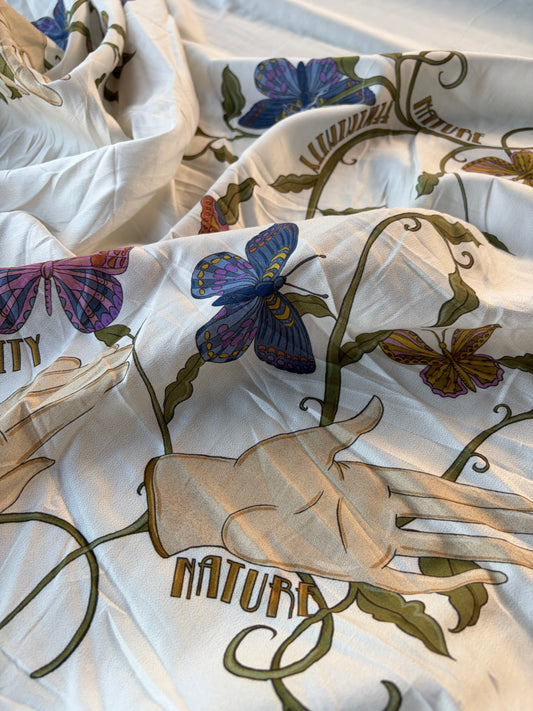 MAXIME 022  fibrane viscose with print