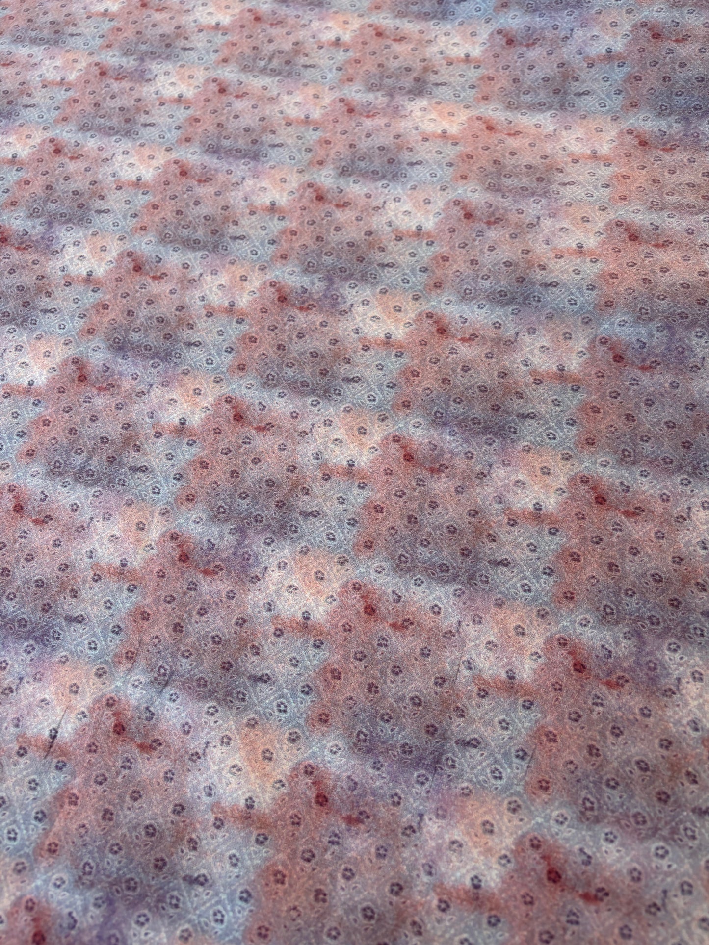 MAXIME 023  fibrane viscose with tie-dye flowers