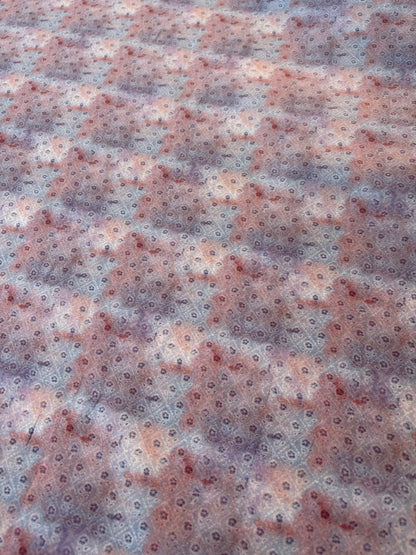 PC MAXIME 023  fibrane viscose with tie-dye flowers