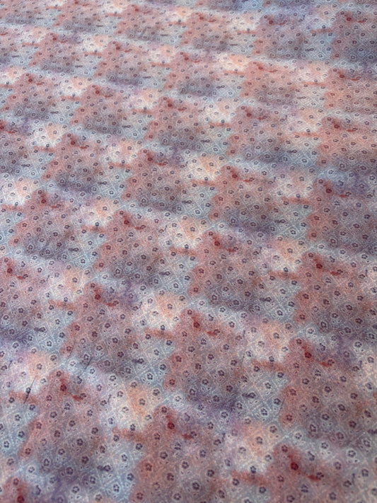 MAXIME 023  fibrane viscose with tie-dye flowers