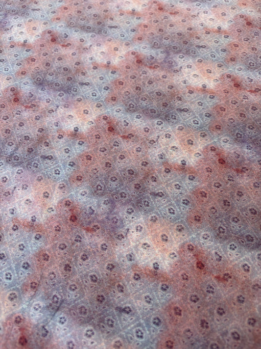 MAXIME 023  fibrane viscose with tie-dye flowers