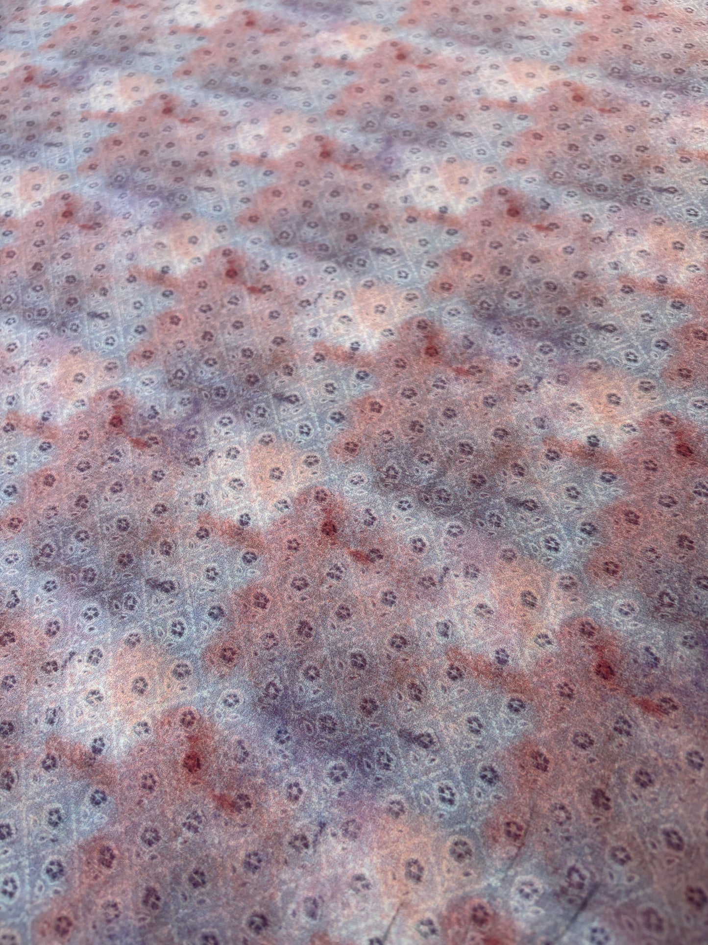 MAXIME 023  fibrane viscose with tie-dye flowers