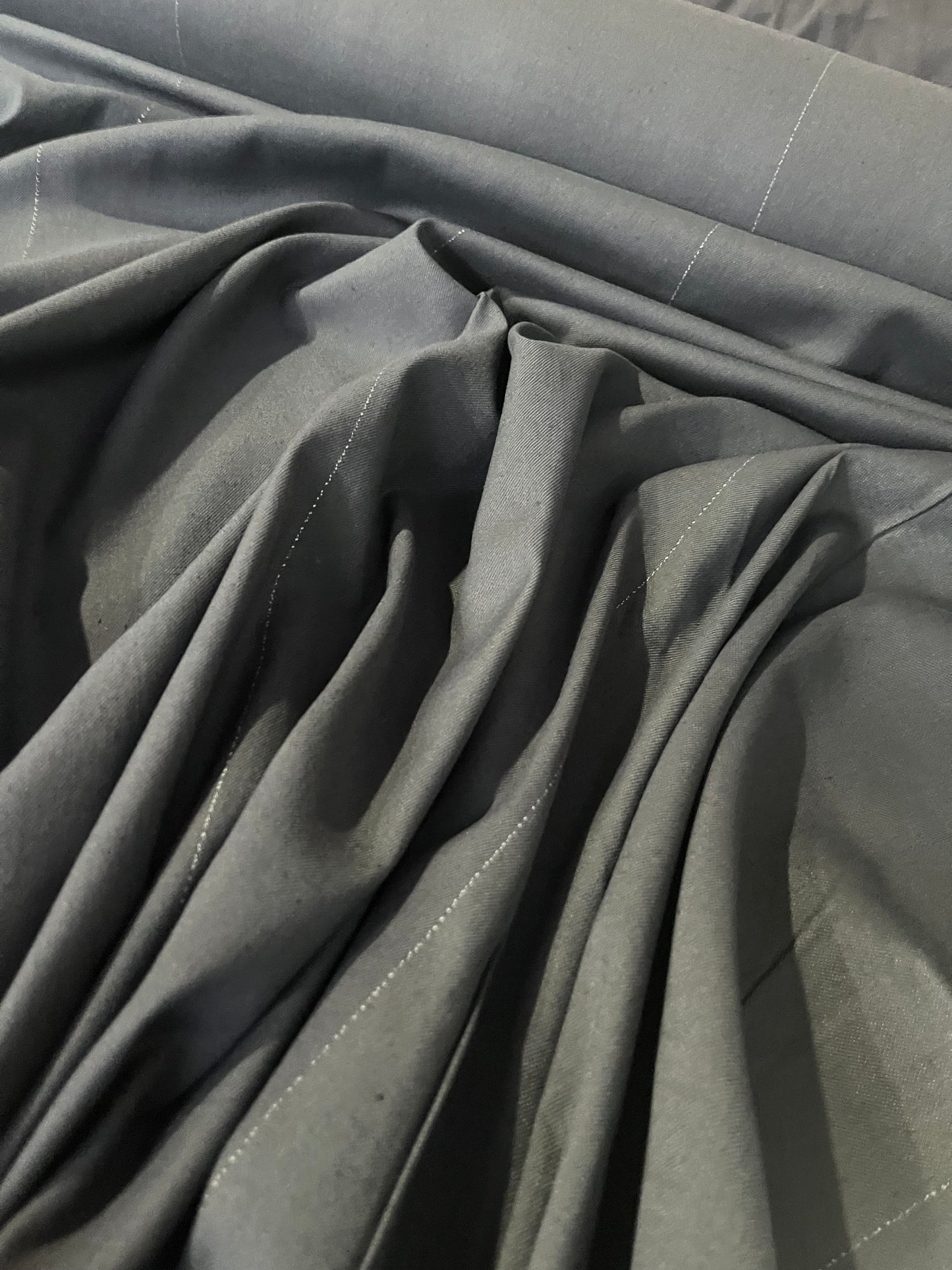 CLEO 002 linen stretch panel stripes