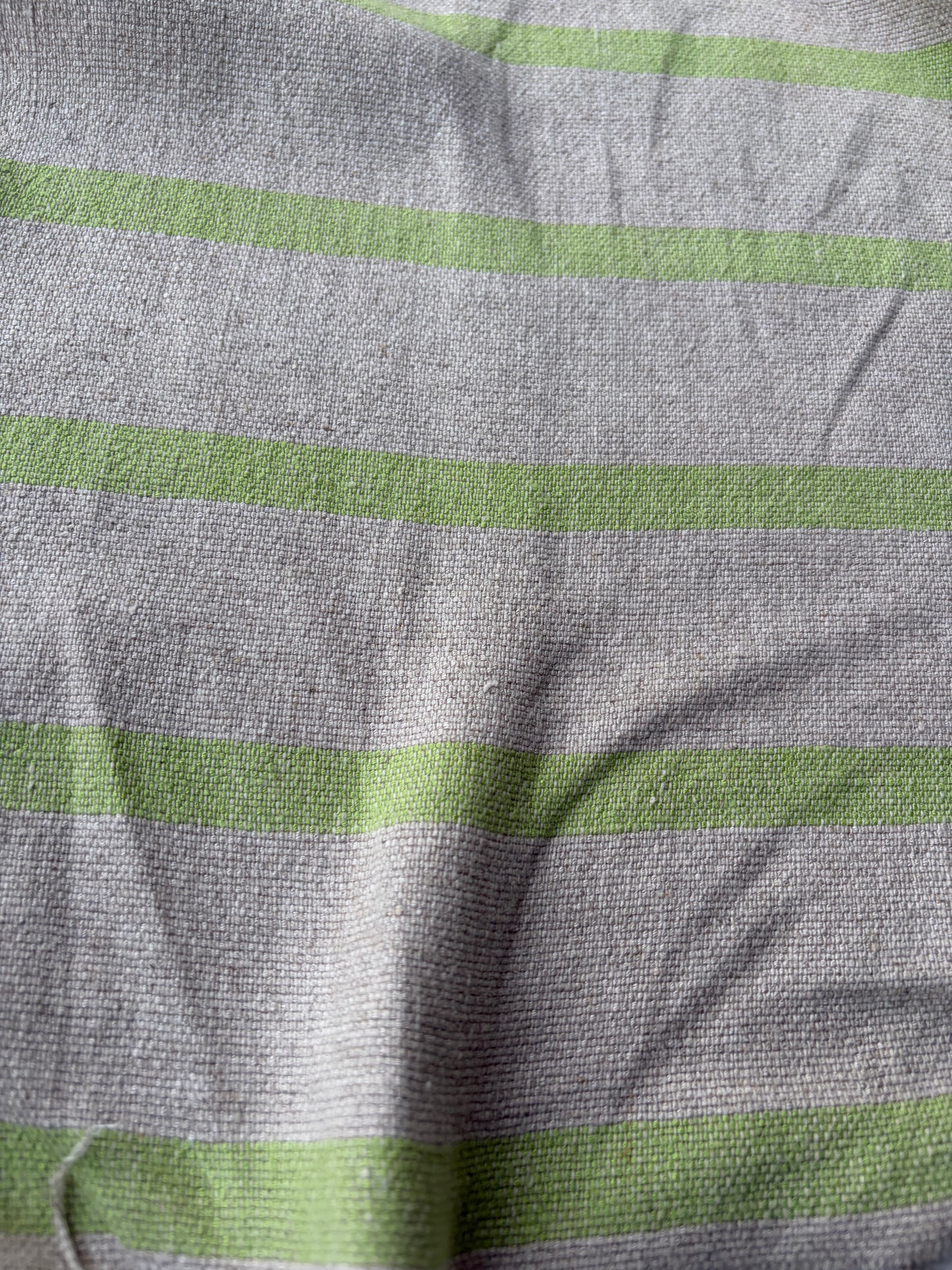 AMBRE 009 heavy cotton linen stripes
